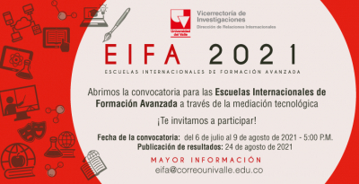 Escuelas Internacionales de Formaci&oacute;n Avanzada EIFA 2021